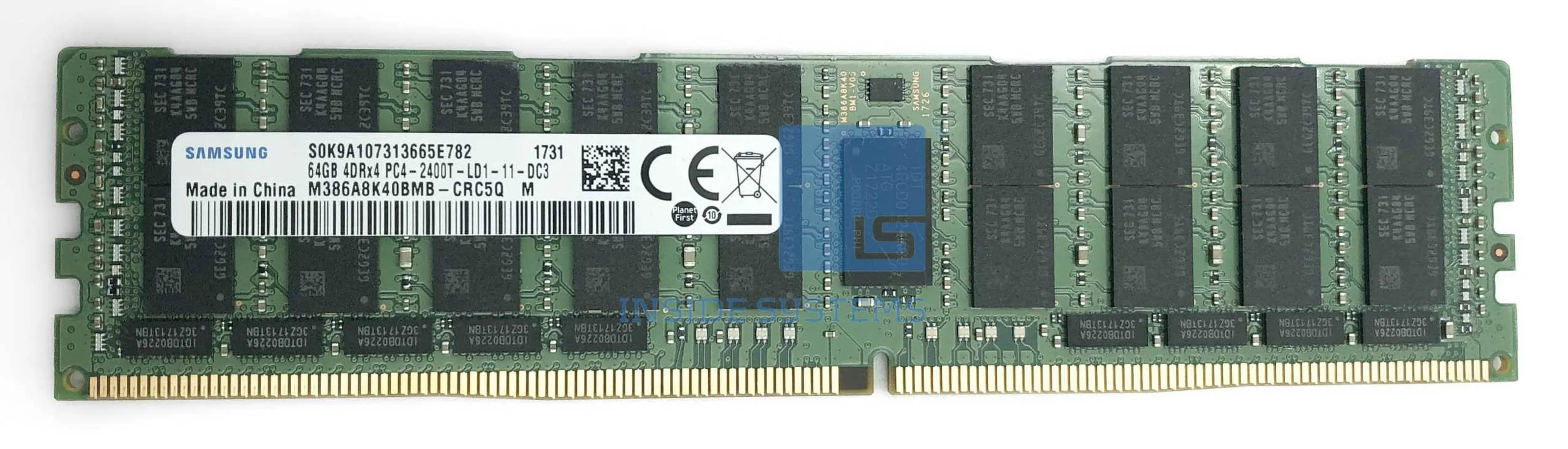 Samsung M386A8K40BMB-CRC 64GB 4Rx4 PC4-19200T LR