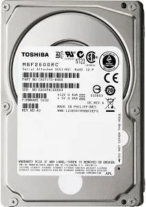 MBF2300RC TOSHIBA 300GB 10K 6G 2.5INCH SAS HDD