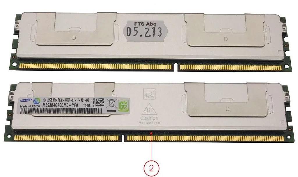 Memória RAM DDR3-1066 (32GB / ECC Registrada - Final: R)