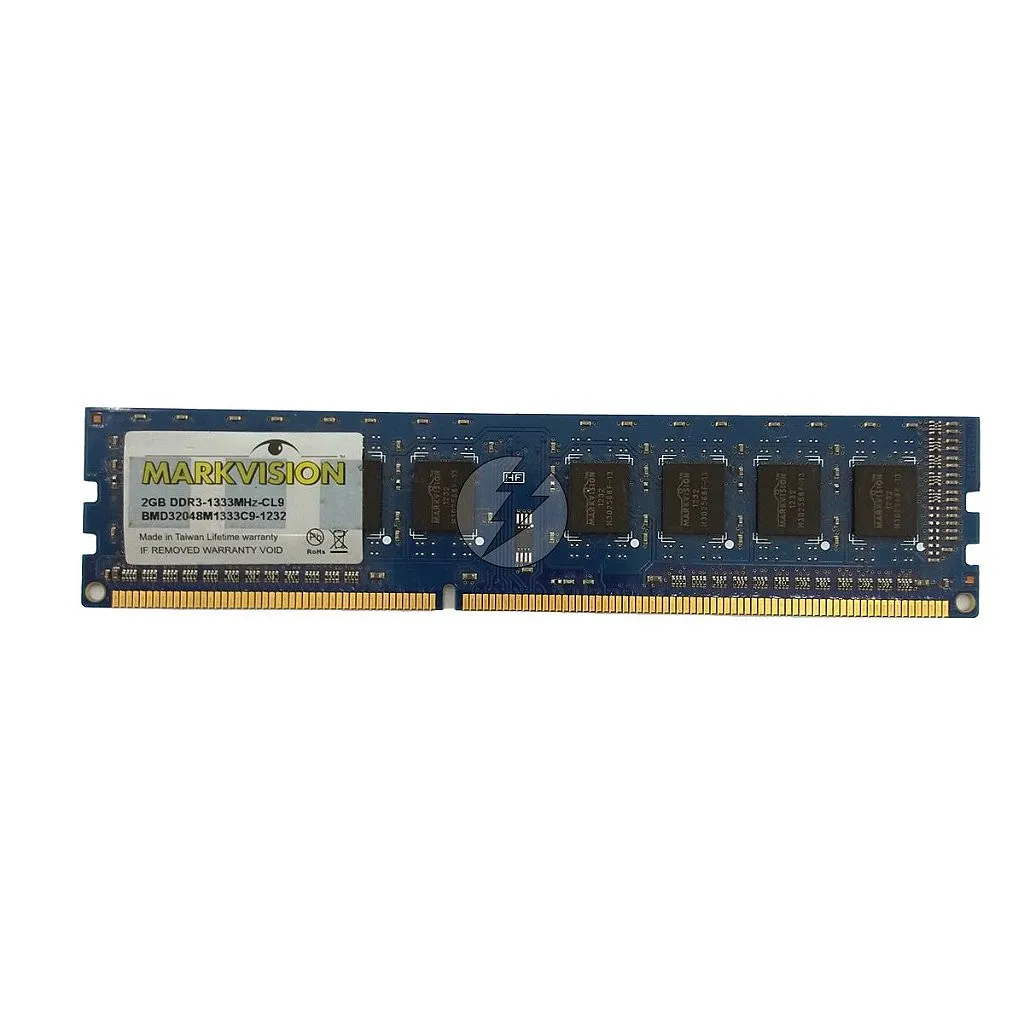 Memória RAM MarkVision BMD32048M1333C9-1232: DDR3, 2GB, Rx, 1333, UDIMM