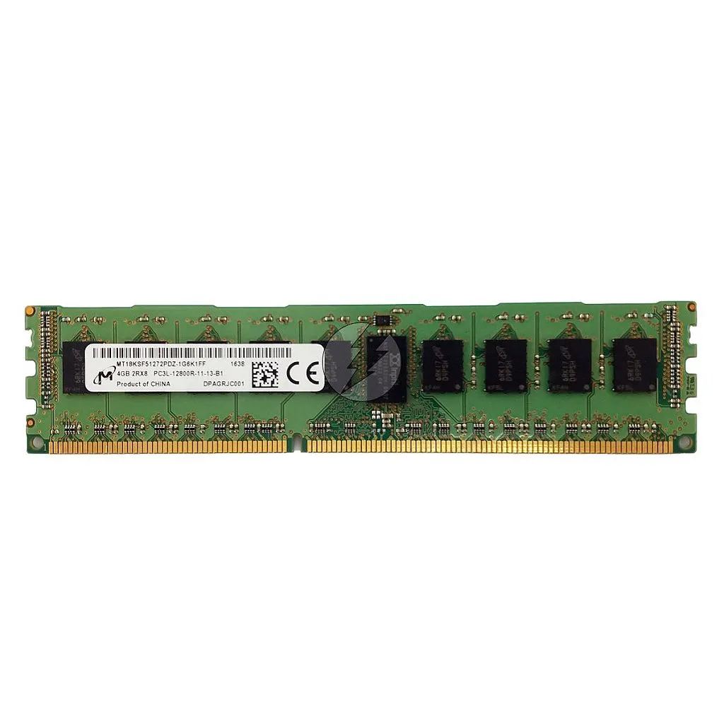Memória RAM Micron MT18KSF51272PDZ-1G6K1: DDR3L, 4GB, 2Rx8, 1600R, RDIMM