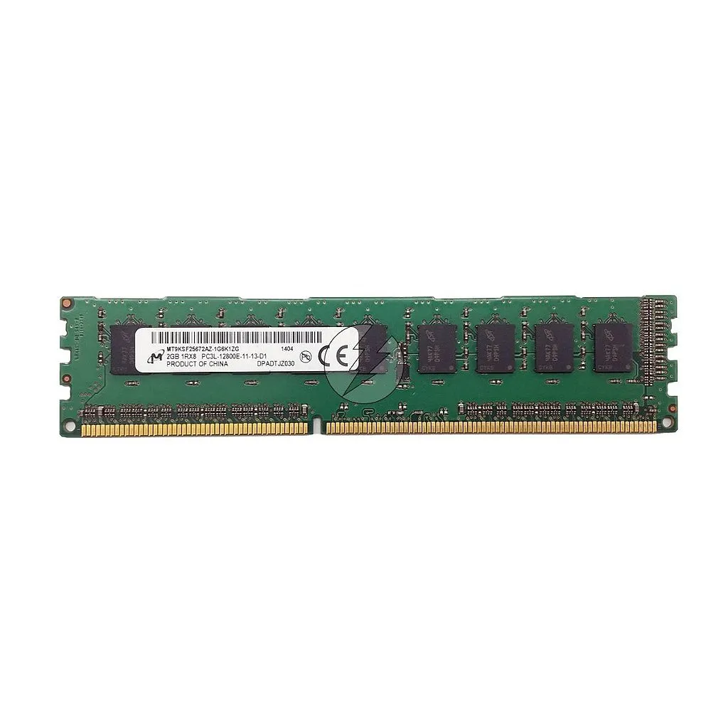 Memória RAM Micron MT9KSF25672AZ-1G6K1ZG: DDR3L, 2GB, 1Rx8, 1600E, ECC UDIMM