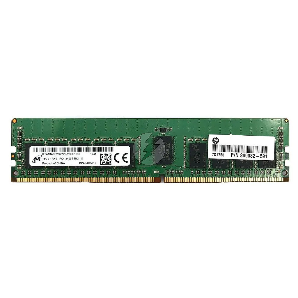 Memória RAM Mícron MTA18ASF2G72PZ 809082-591: DDR4, 16GB, 1Rx4, 2400T, RDIMM