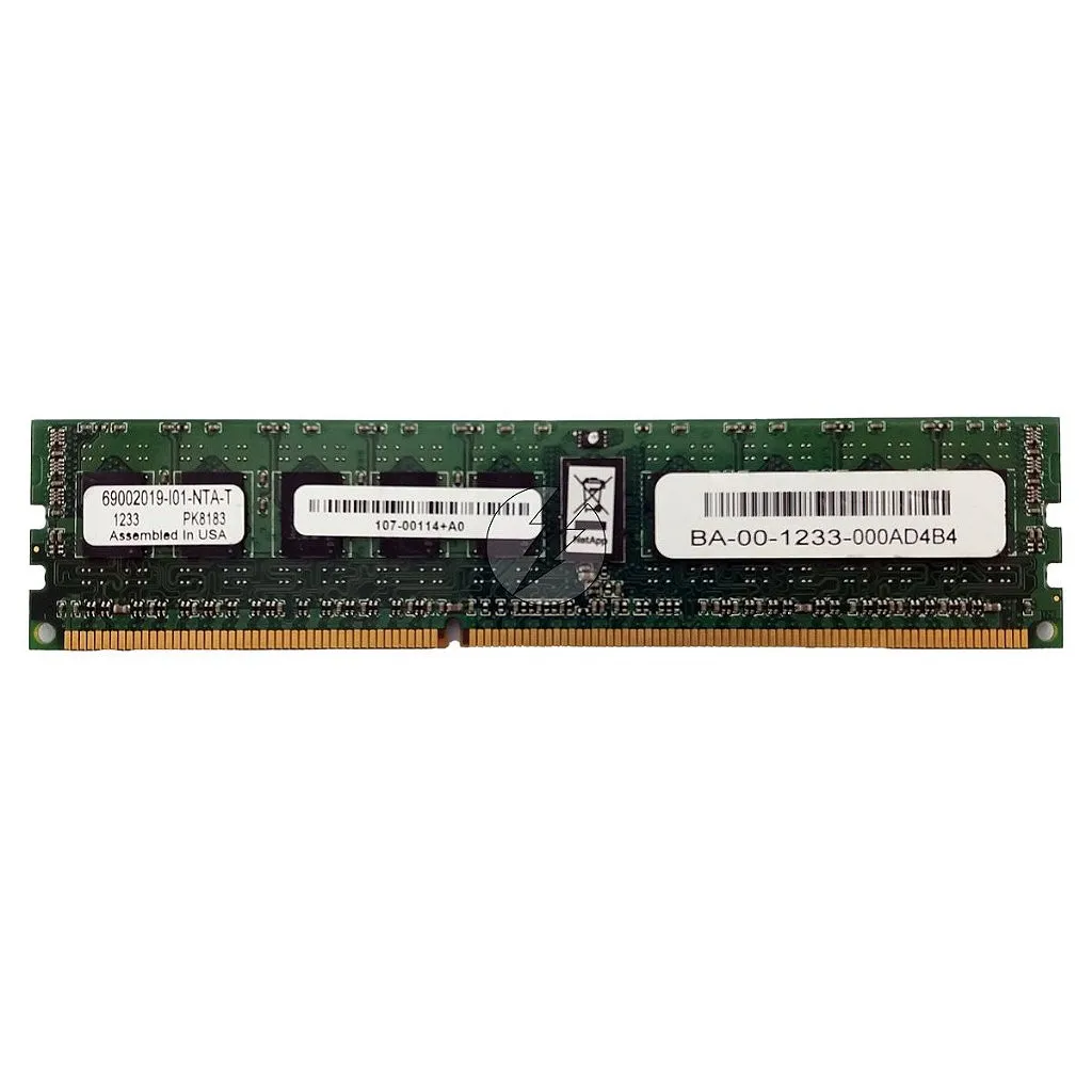 Memória RAM NetApp 69002019-I01-NTA-T 107-00114+A0: DDR3L, 4GB, Rx, 1066, RDIMM