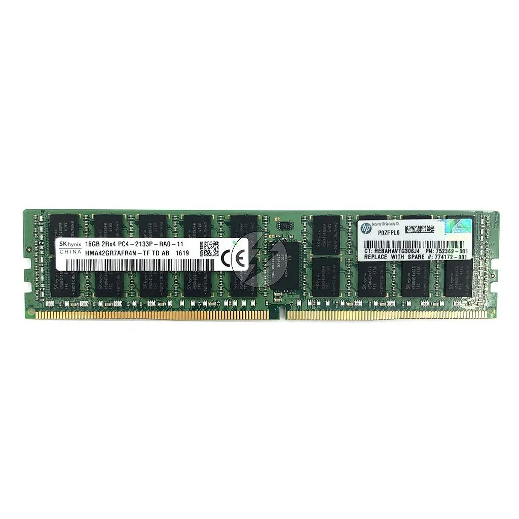 Memória RAM SK hynix HMA42GR7AFR4N-TF 752369-081: DDR4, 16GB, 2Rx4, 2133P, RDIMM