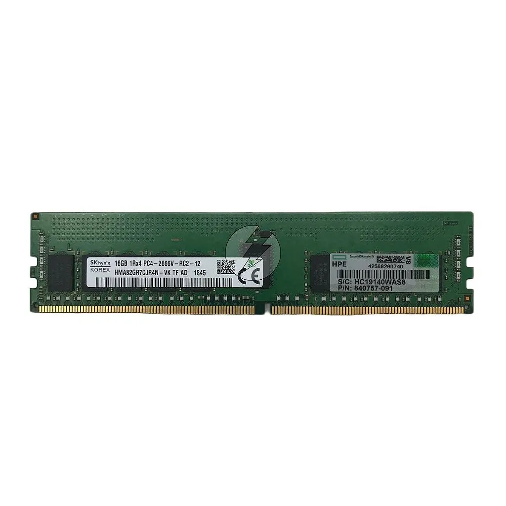 Memória RAM SK hynix HMA82GR7CJR4N-VK: DDR4, 16GB, 1Rx4, 2666V, RDIMM