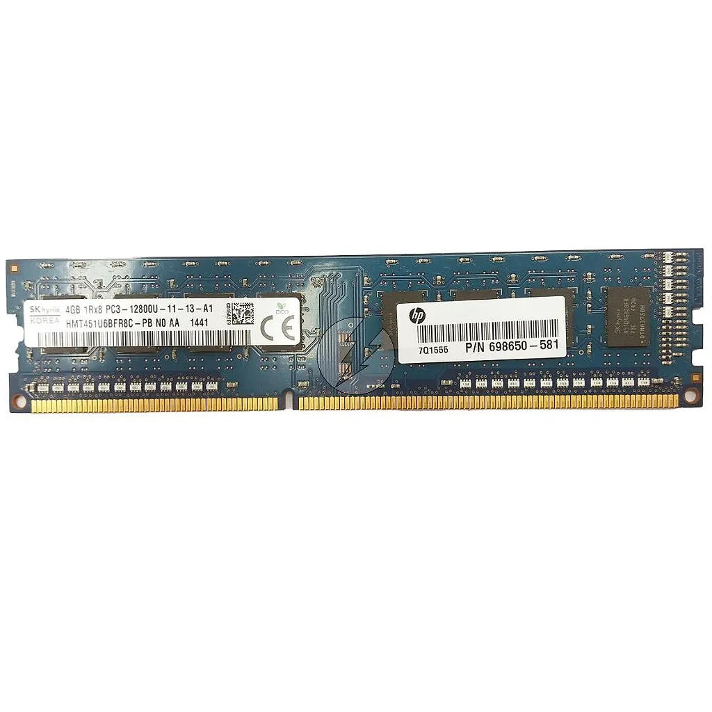 Memória RAM SK hynix HMT451U6BFR8C-PB 698650-581: DDR3, 4GB, 1Rx8, 1600U, UDIMM