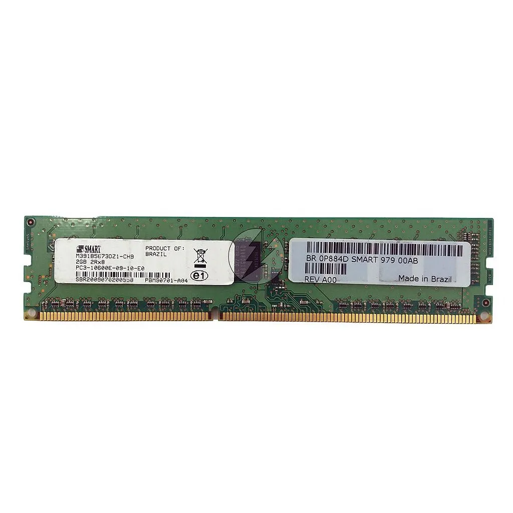 Memória RAM SMART M391B5673DZ1-CH9: DDR3, 2GB, 2Rx8, 1333E, ECC UDIMM