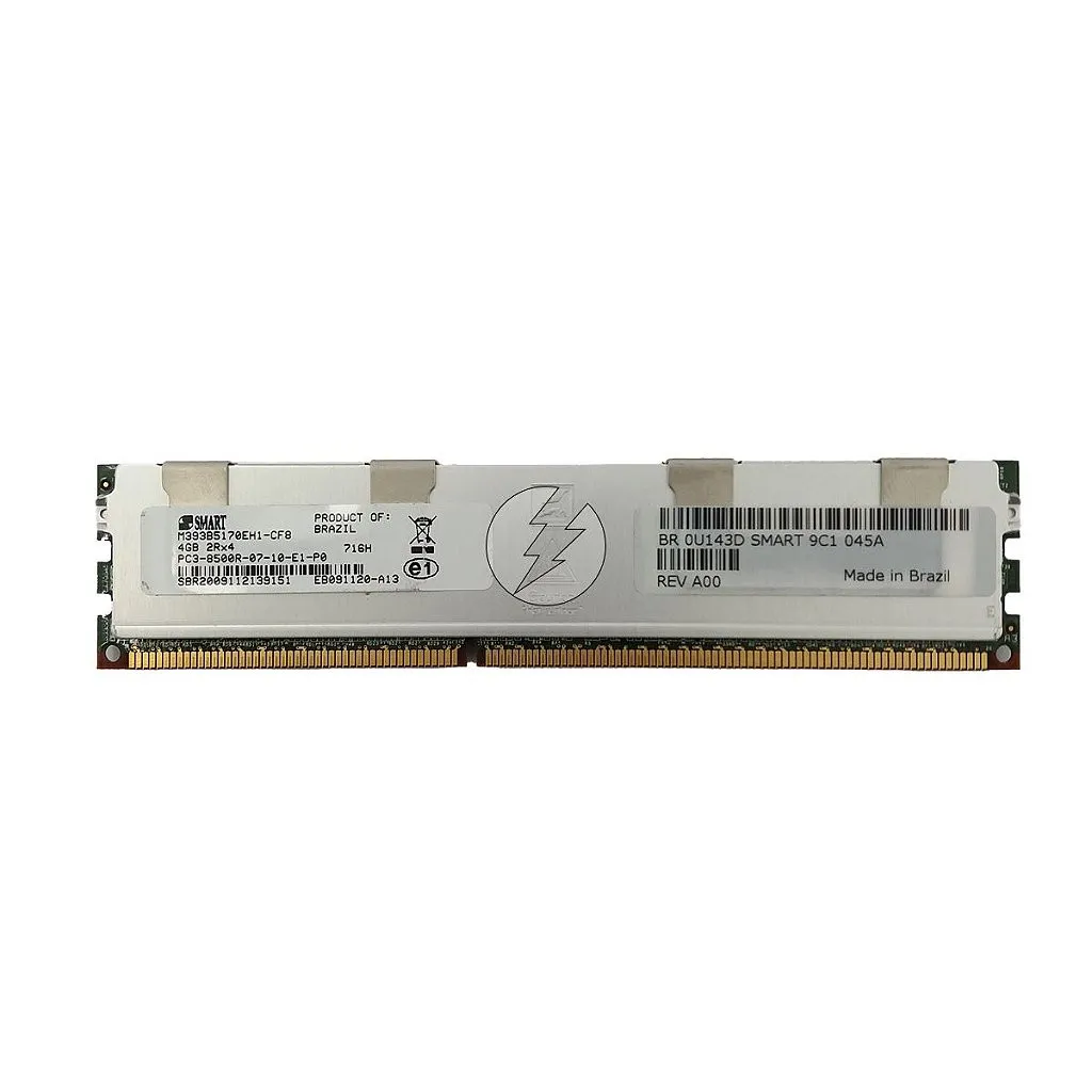 Memória RAM SMART M393B5173EHD-CF8 0W090D 751H: DDR3, 4GB, 4Rx8, 1066R, RDIMM