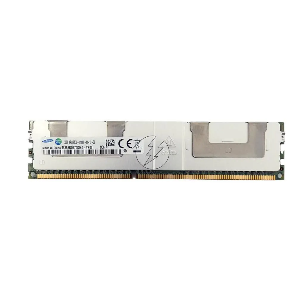Memória RAM Samsung M386B4G70DM0-YK: DDR3L, 32GB, 4Rx4, 1600L, LRDIMM