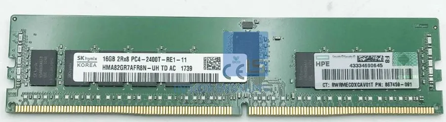P00423-B21 HYNIX 16GB (1*16GB) 2RX8 PC4-19200T-R DDR4-2400MHZ RDIMM