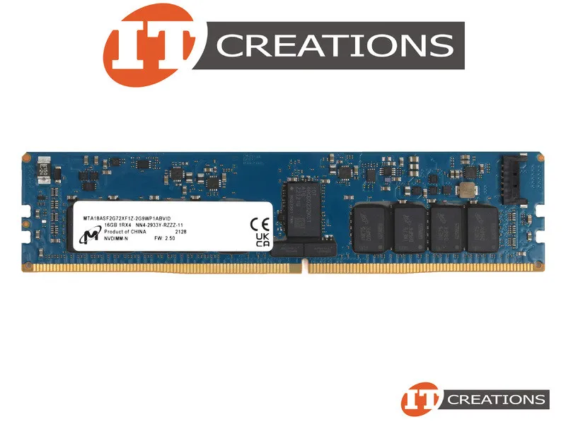MTA18ASF2G72XF1Z-2G9 MICRON 16GB (1*16GB) 1RX4 NN4-23400Y-R DDR4 2933MHZ NVDIMM