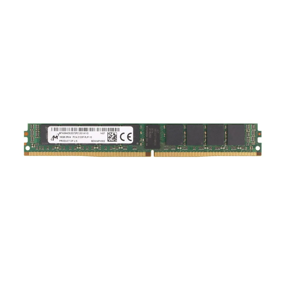 MTA36ADS2G72PZ-2G1 MICRON 16GB (1*16GB) 2RX4 PC4-17000P-R DDR4-2133MHZ VLP RDIMM