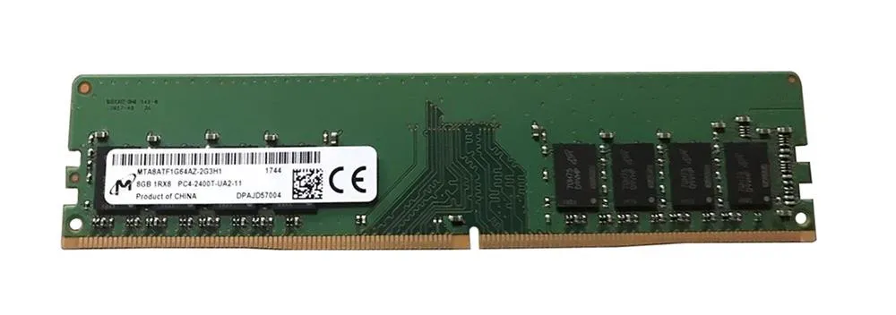 MTA8ATF1G64AZ-2G3 MICRON 8GB (1*8GB) 1RX8 PC4-19200U DDR4-2400MHZ UDIMM