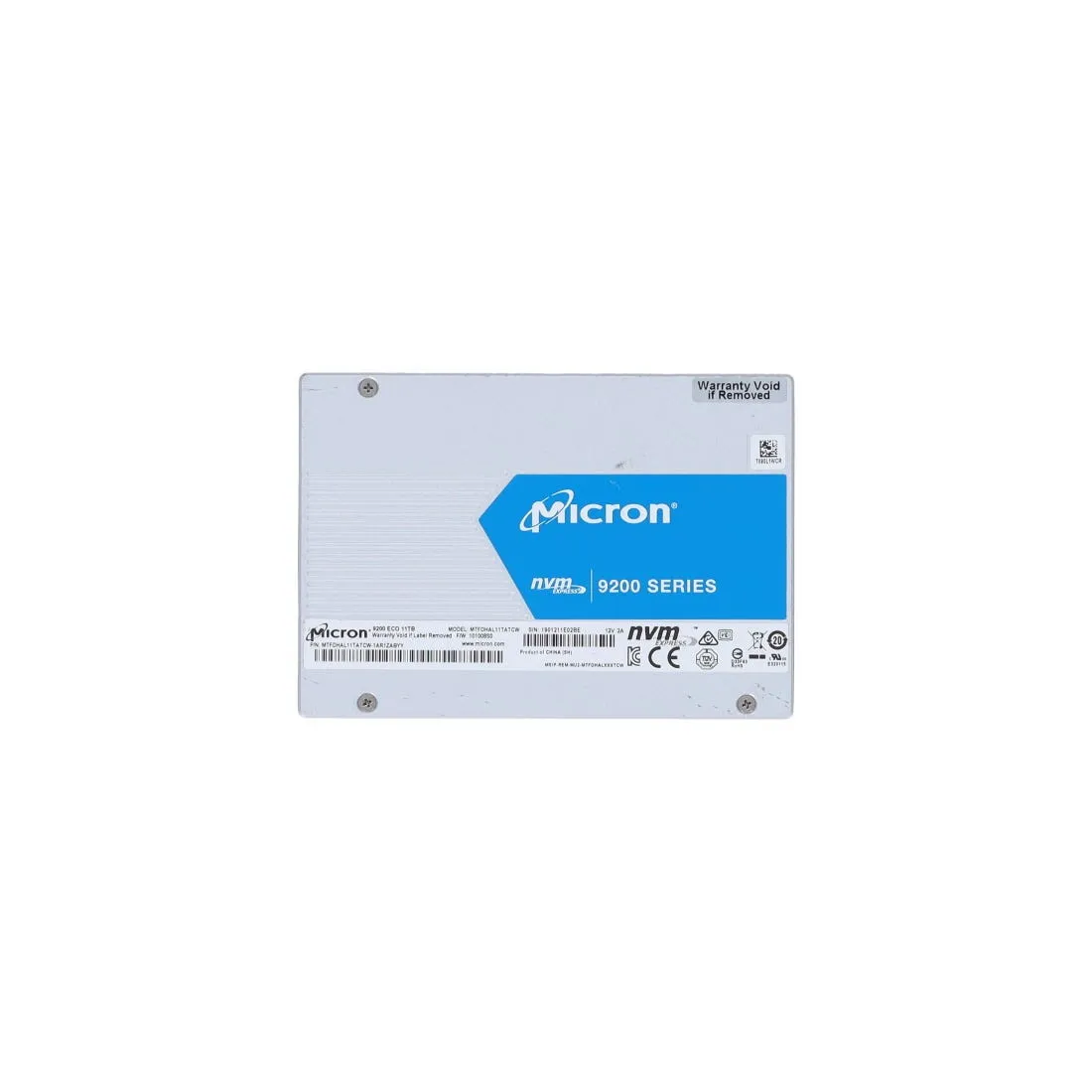 MTFDHAL11TATCW MICRON 11TB U,2 RI NVME SSD