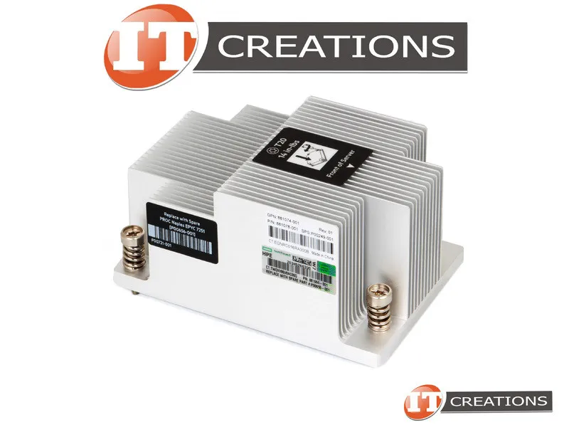 P00249-001 HP HP STANDARD 2U HEATSINK FOR DL385 G10