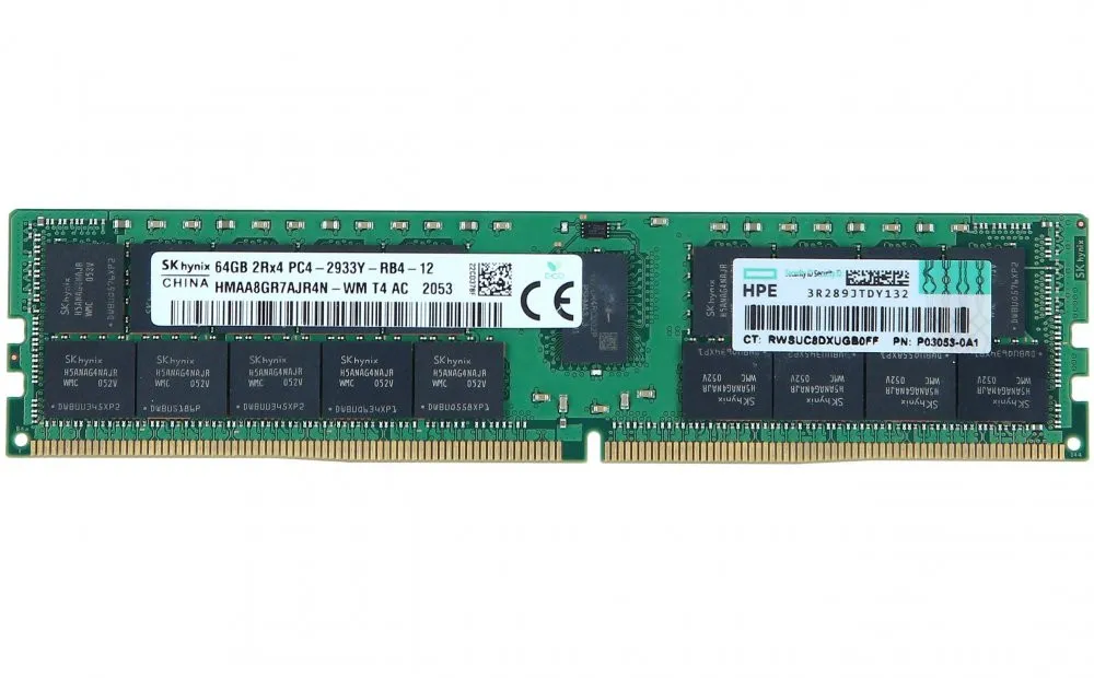P00930-B21 SAMSUNG 64GB (1*64GB) 2RX4 PC4-23400Y-R DDR4-2933MHZ RDIMM