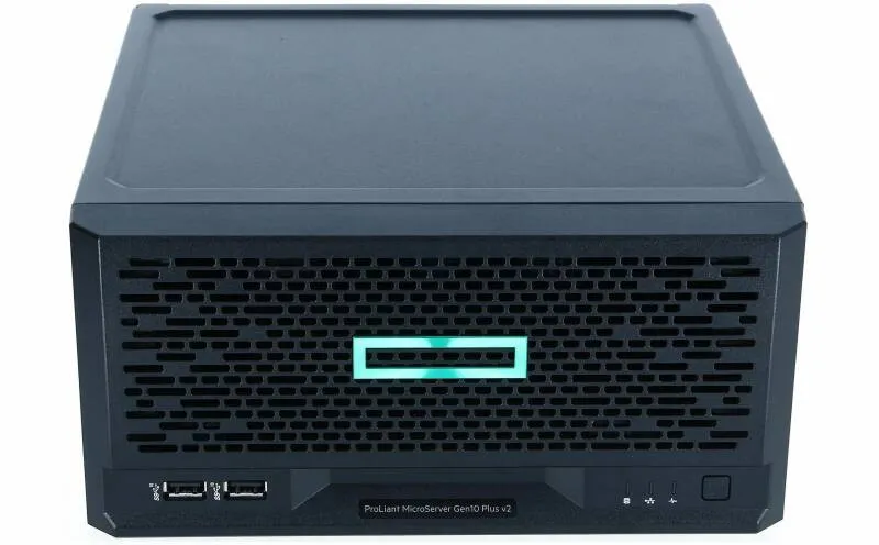 P54649-001 HPE ProLiant MicroServer Gen10 Plus v2 E-2314 4-core 16GB-U VROC 4LFF-NHP 180W External PS Server