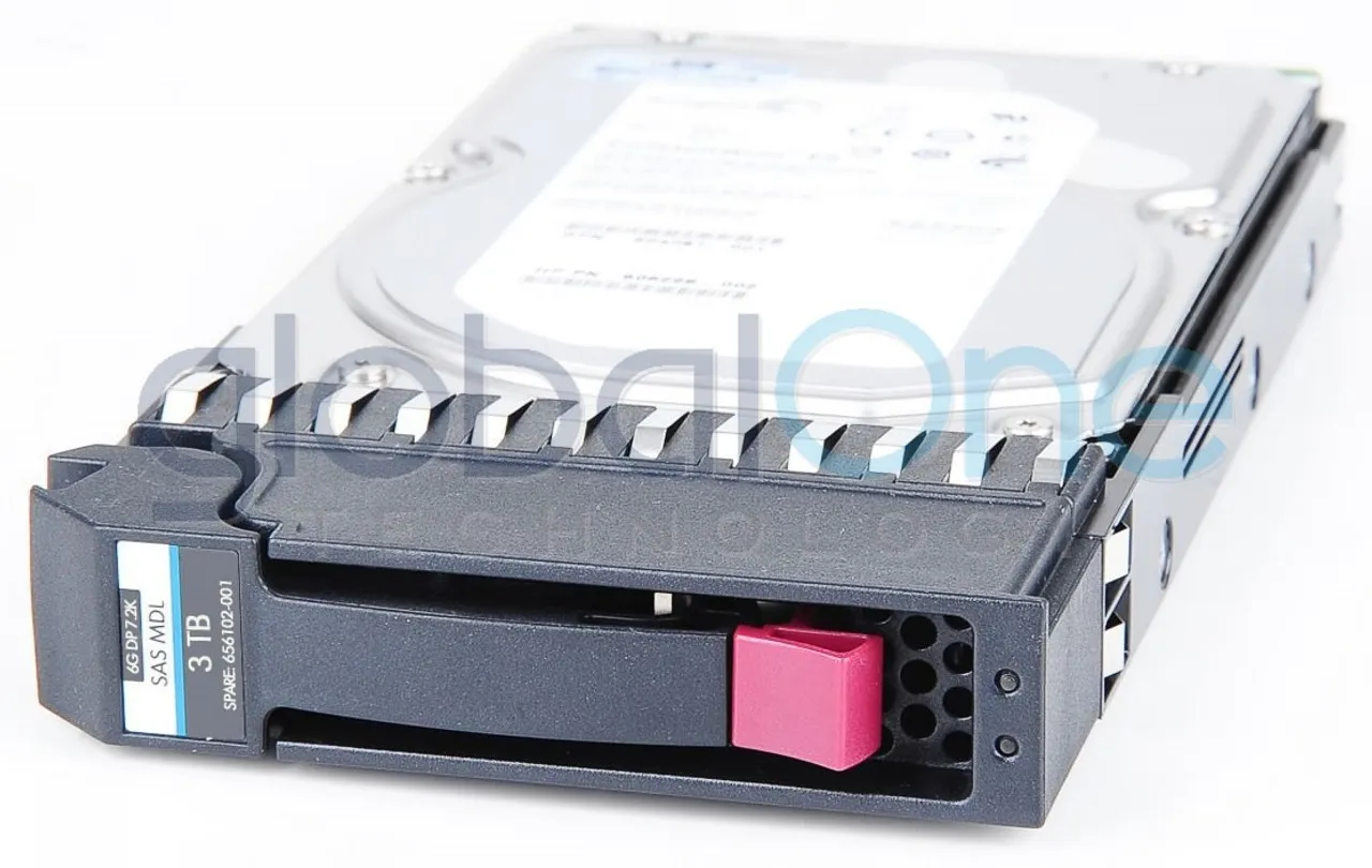 QK703A HP P2000 3TB SAS 6G 7.2K LFF (3.5in) HDD