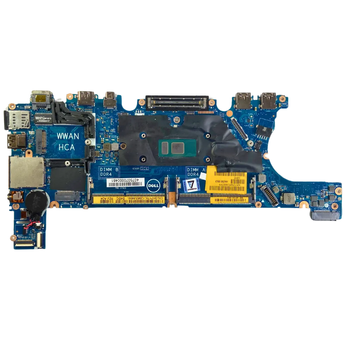 Placa Mãe Dell Latitude E 7270 LA-C451P Core™ I5-6300U