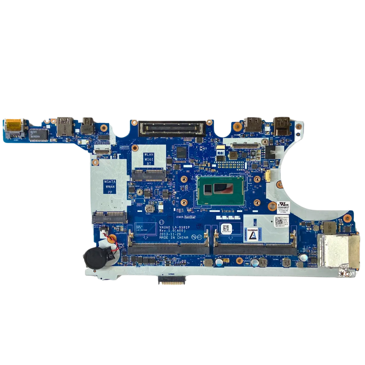 Placa Mãe Dell Latitude LA-9591P Core™ i5-4310U 2 SLOT DDR3