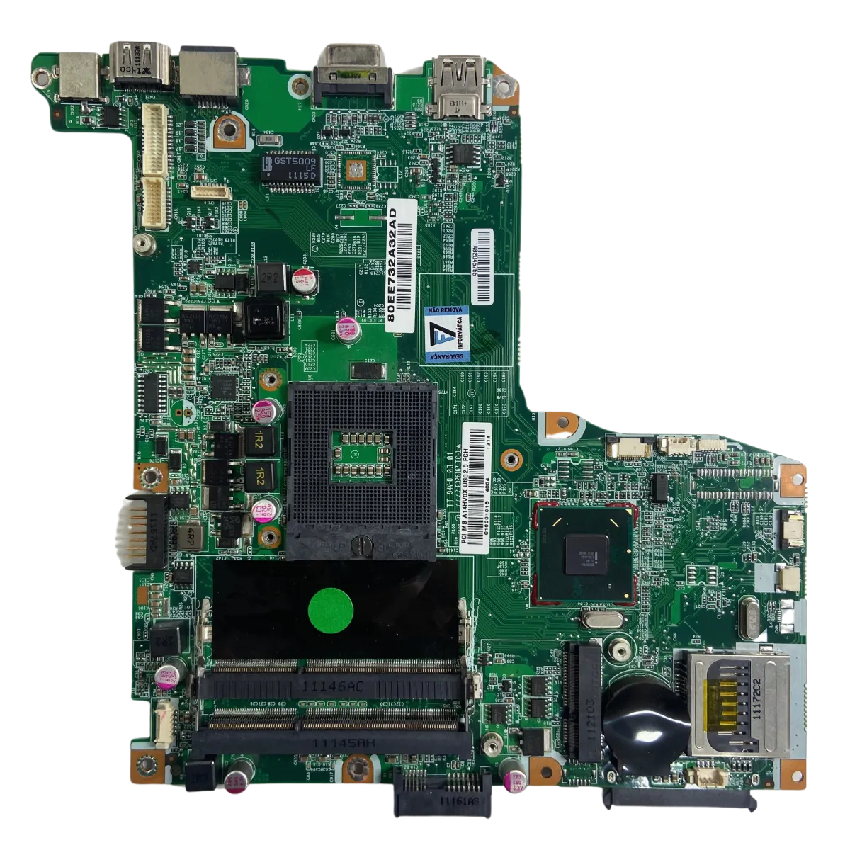 Placa Mãe Note CCE Intel A14HV0X USB 2.0 PCH  P/N 1A82045755
