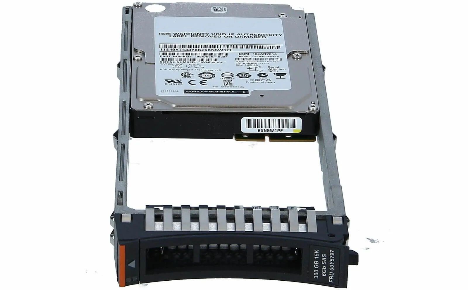 00AK202 IBM V5000 - 600GB 10K 6Gb SAS 2.5