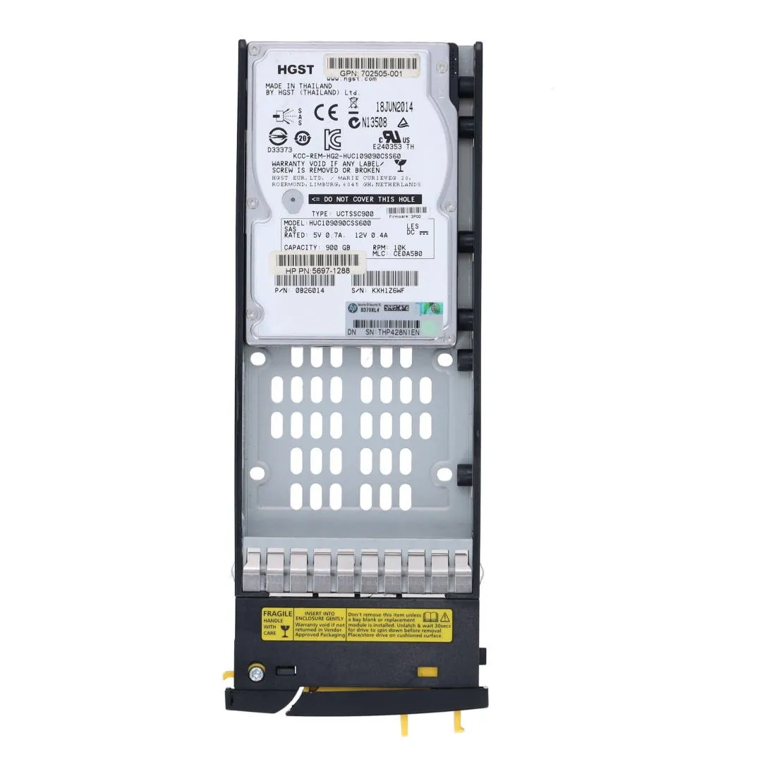 QR478A-NL HP M6625 900GB 10K 6G 2,5INCH SAS HDD - NO LABEL