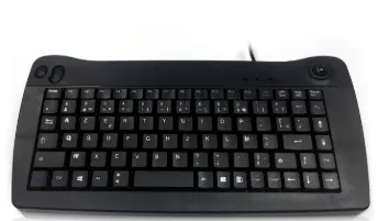 KYBAC5010-USBBLK ACCURATUS 5010 USB MINI ALL IN ONE KEYBOARD WITH TRACKBALL