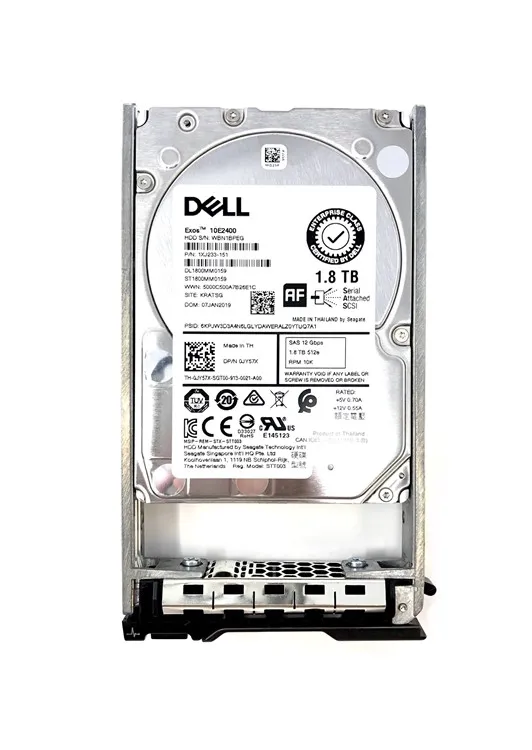 RVDCJ DELL 1,8TB 10K 12G 512E 2,5INCH SAS HDD