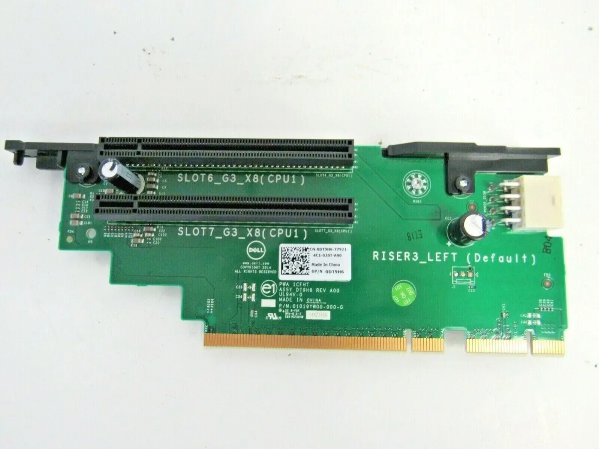 DT9H6 Dell R730/R730XD PCI RISER 3 LEFT