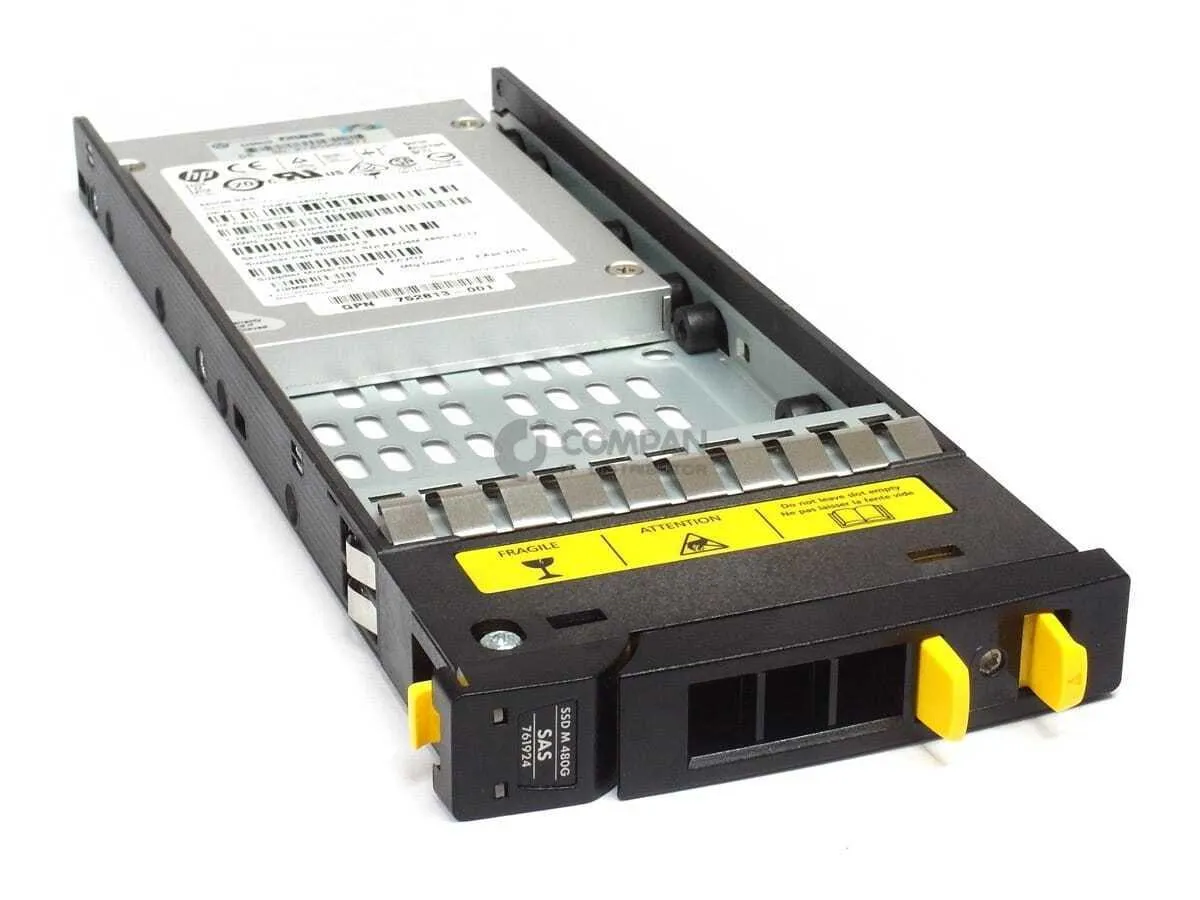 761924-001 HP HP 3PAR StoreServ M6710 480GB SAS 6G SFF (2.5in) MLC SSD