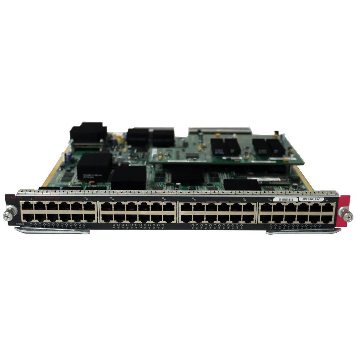 WS-X6748-GE-TX CISCO Cat6500 48-port 10/100/1000 GE Mod: fabric enabled. RJ-45