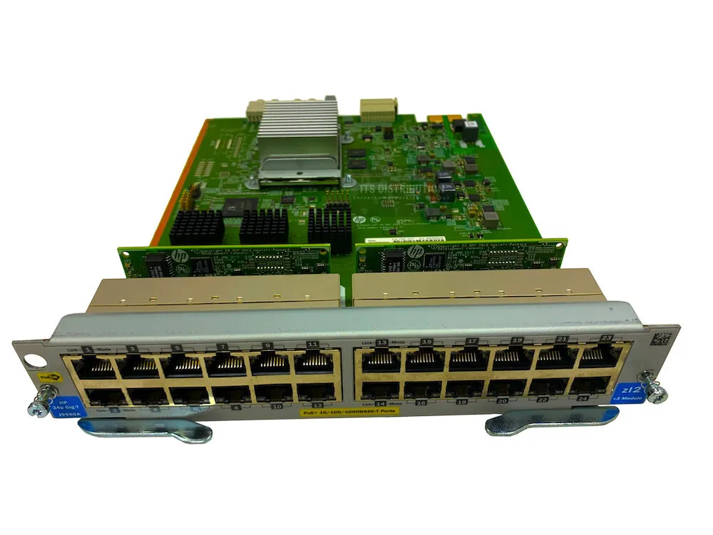 J9986A HP ARUBA 24-PORT 10/100/1000BASE-T POE+ MACSEC V3 ZL2 MODULE