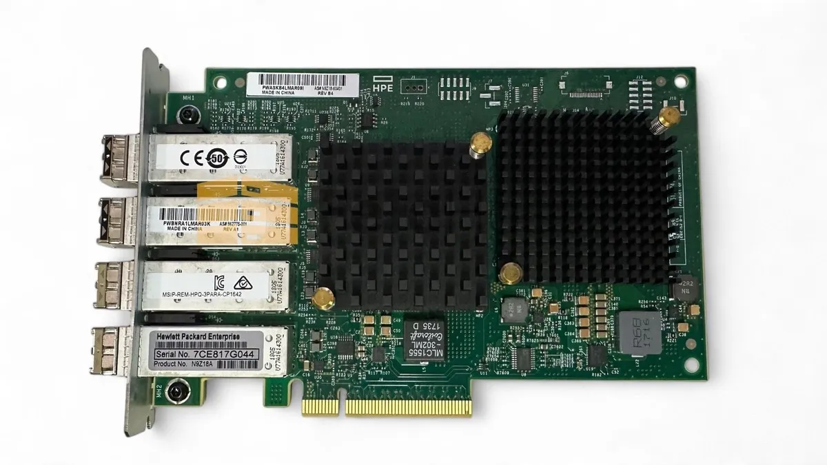 862775-001 HPE 3PAR StoreServ 8000 4-port 16Gb Fibre Channel/10Gb NIC Combo Adapter