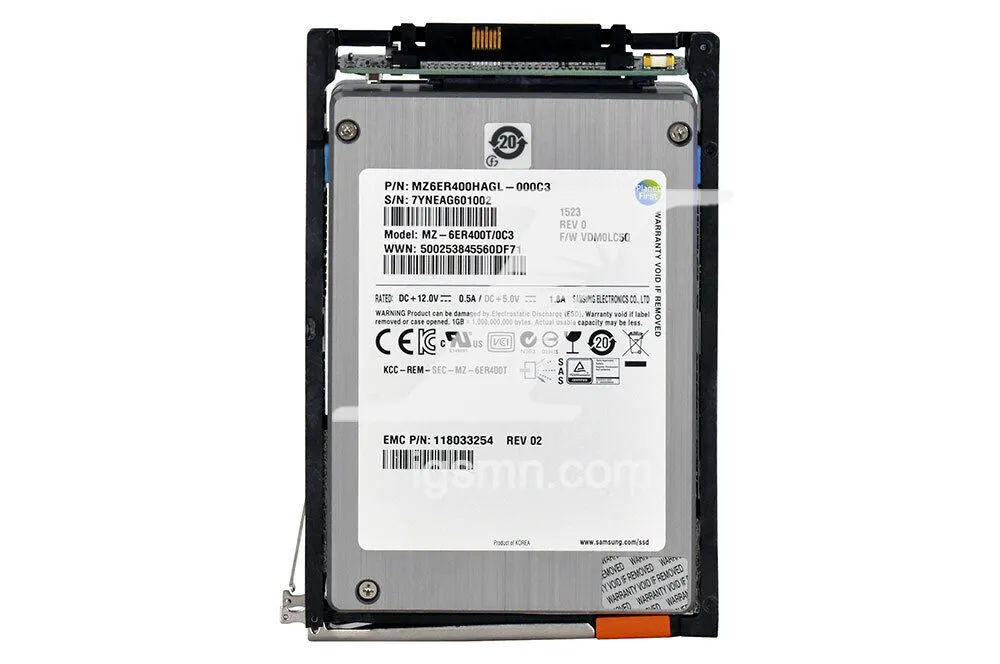 005050524 Disk 400GB 6Gb/se SAS SSD 2.5