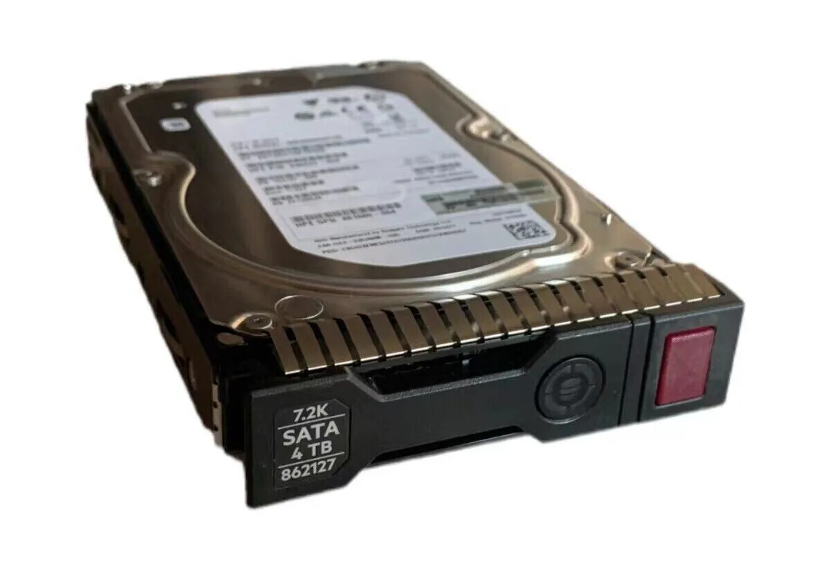 861678-B21 HPE 4TB SATA 6G 7.2K Midline LFF (3.5in) SC HDD