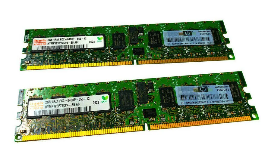 HP 497765-B21 CPQ 4 GB REG PC2-6400 2 x 2 GB