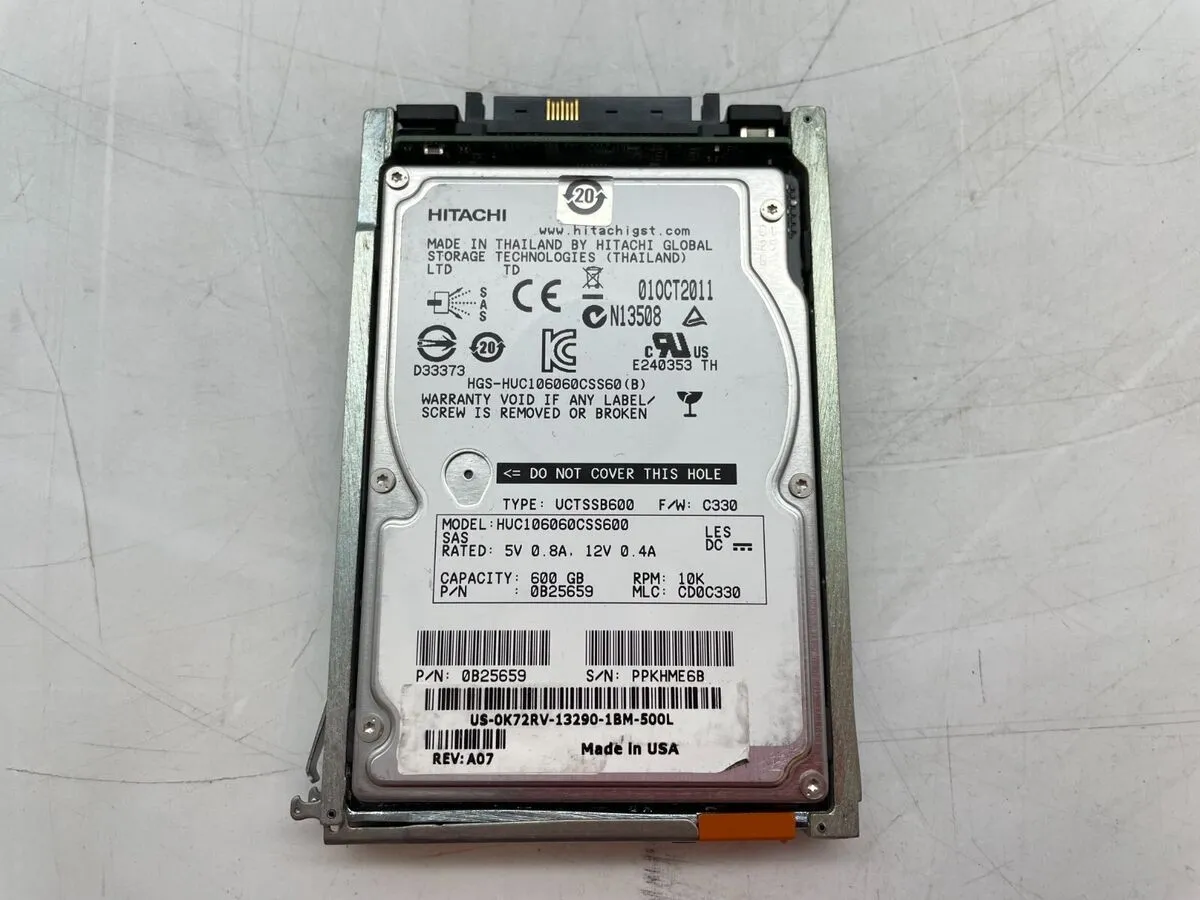 005049294 EMC Disk 600GB 10K 2.5 6Gb/se SAS