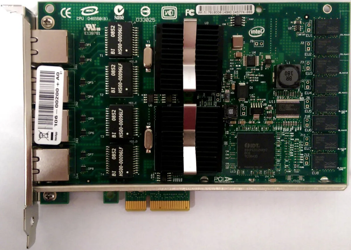 X1049A NETAPP Quad Port GBe PCIe