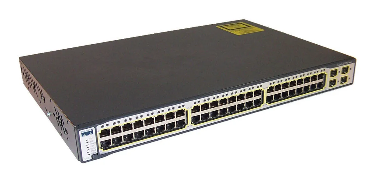 WS-C3750G-48TS-E CISCO C3750G 48*1G RJ-45 4-SFP L3 SWITCH