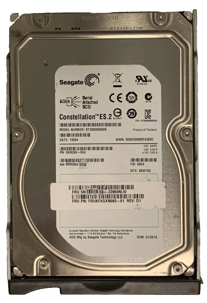 FRUKFXGXN083-01 DOTHILL 3TB 7,2K 6G 3,5INCH SAS HDD