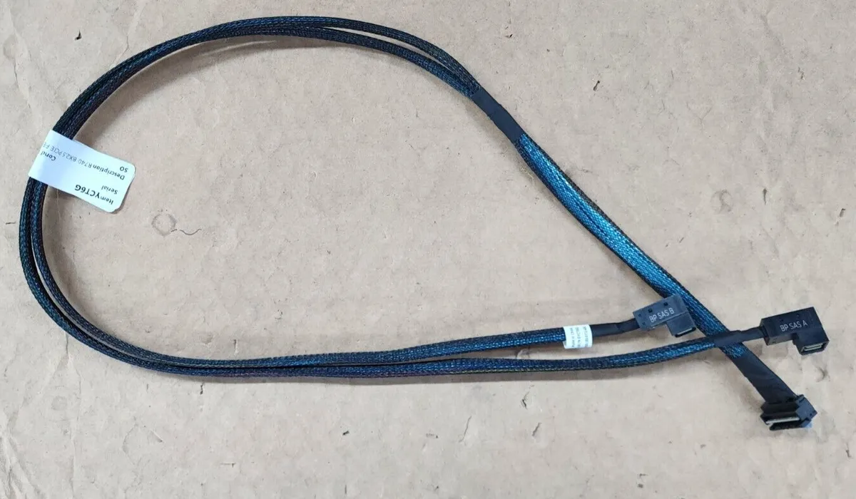 YCT6G Dell DELL R740 16 BAY SFF BACKPLANE TO PCIE SAS FOR H750 CABLE - YCT6G