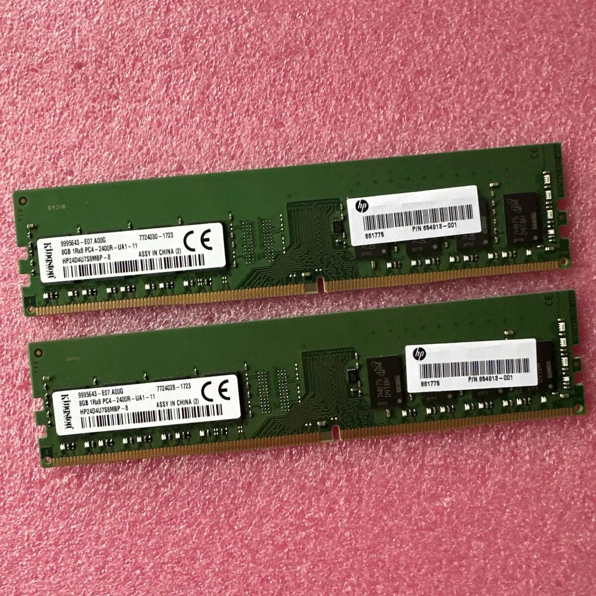 851353-B21 HP 8GB (1*8GB) 1RX8 PC4-19200T-R DDR4 2400MHZ RDIMM