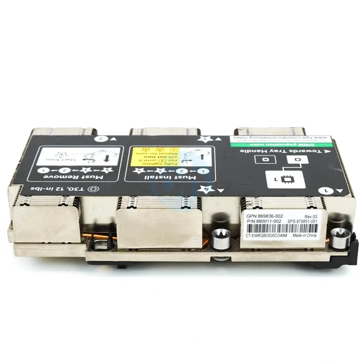 879851-001 HP XL1X0R G10 PROCESSOR 1 HEATSINK