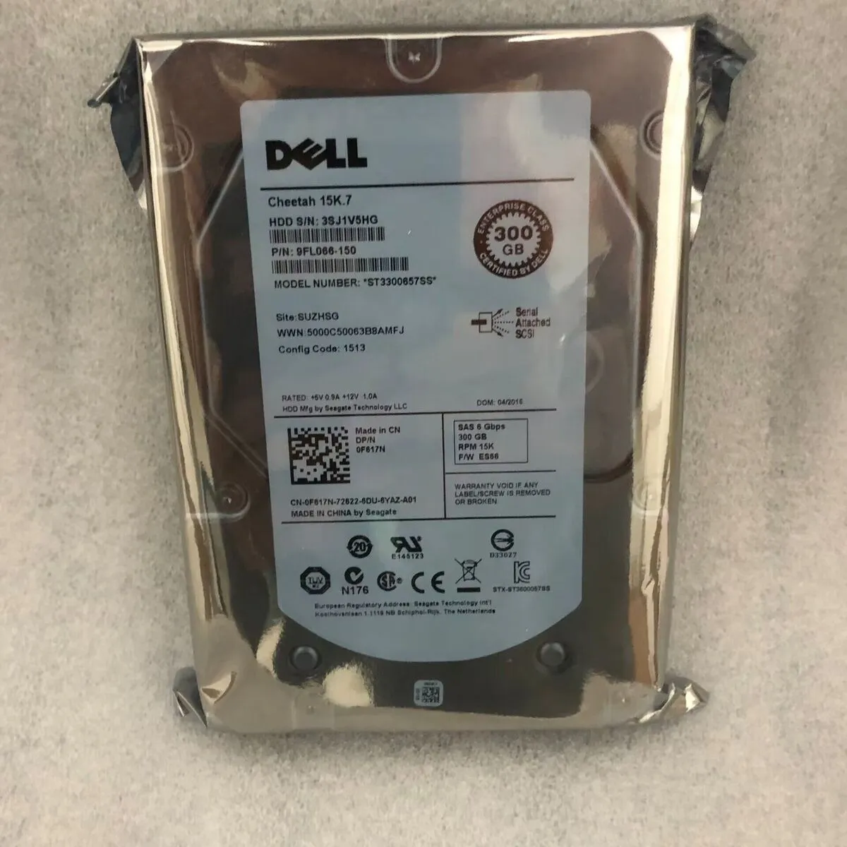 0944966-01-EQ DELL EQUALLOGIC 300GB 15K 6G 3,5INCH SATA HDD