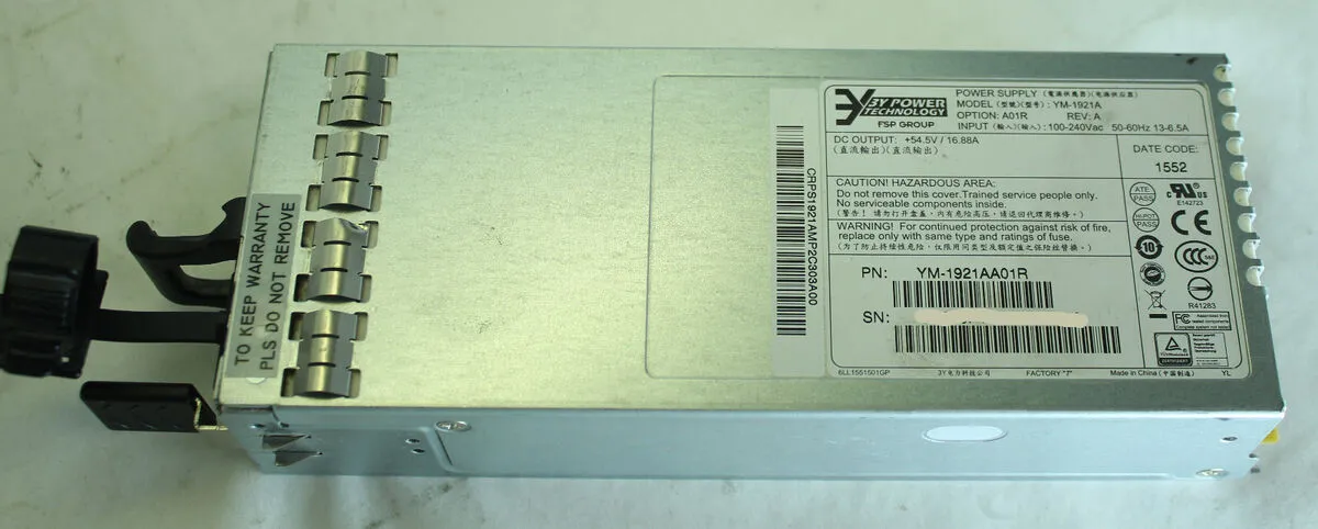 YM-1921A EDGECORE AS4610-54P 920W HS PSU