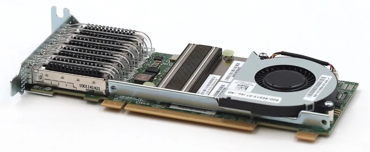 UCSC-PCIE-C25Q-04-LP CISCO UCS 1455 QUAD-PORT 10/25GB SFP28 PCIE VIC - LPB