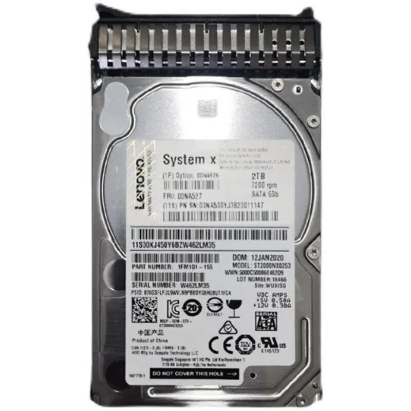 00NA527 LENOVO 2TB 7,2K 6G 2,5INCH SATA HDD