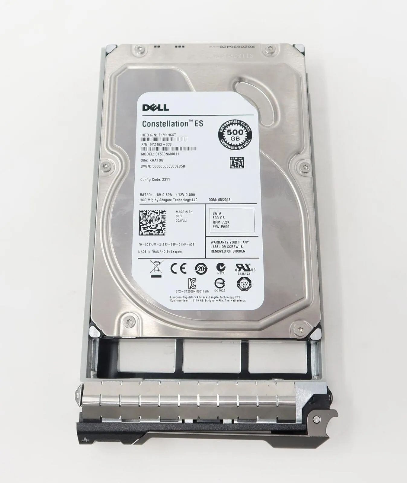 X6G6F DELL 500GB 7,2K 3G 3,5INCH SATA HDD
